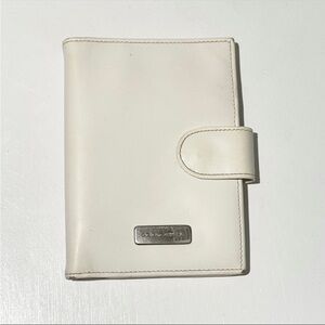 Dolce & Gabbana White Leather Notebook Cover